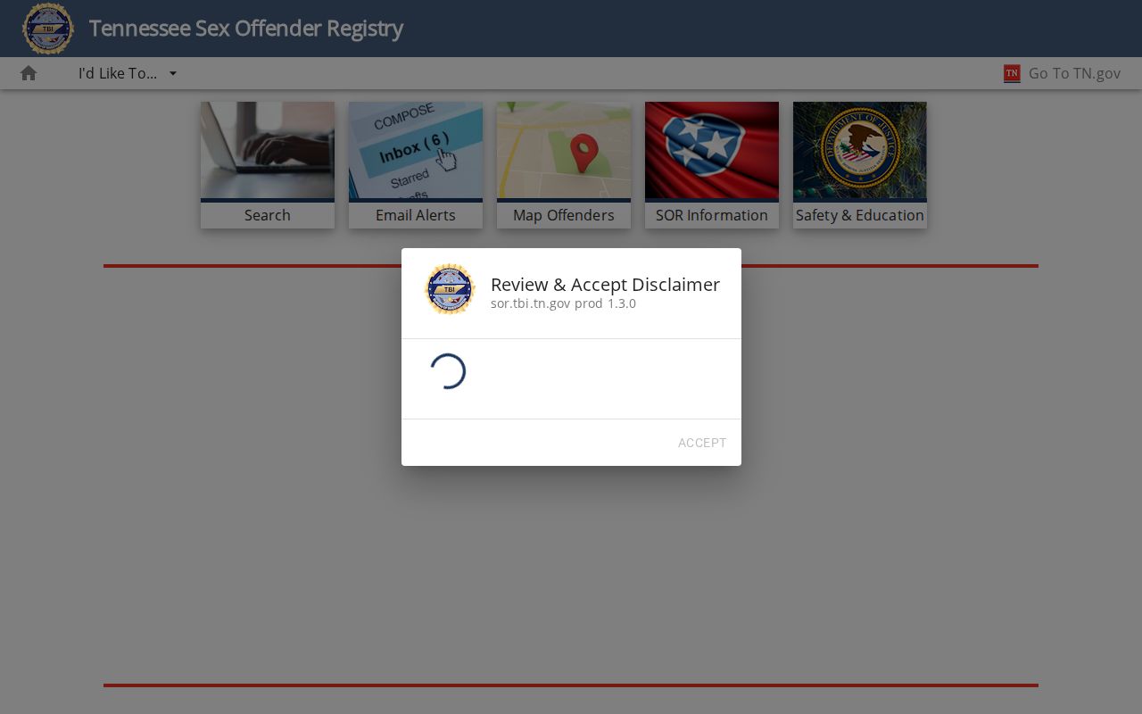 Memphis public records research using the Tennessee offender registry